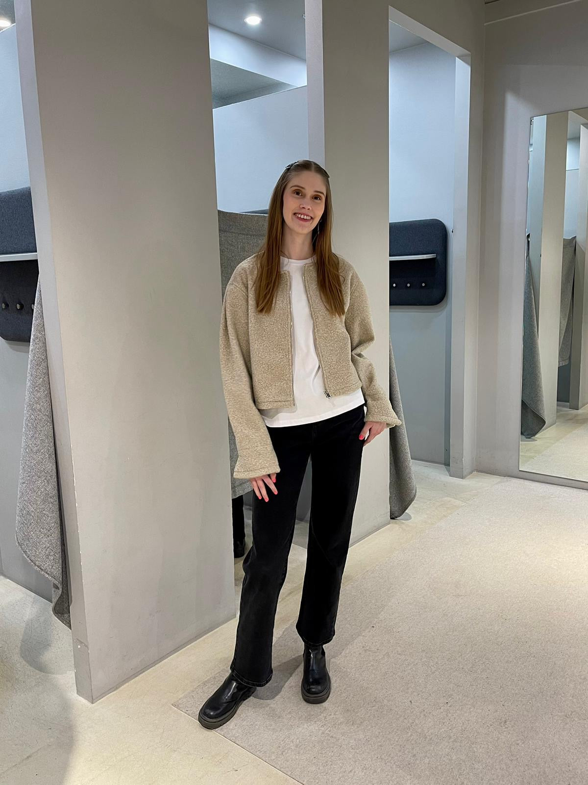 VIJADAS Jacket - Natural Melange