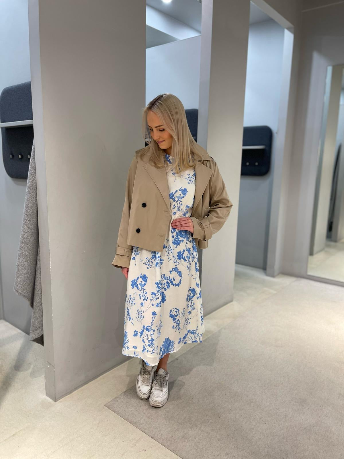 VILANNAI Midi Dress - Birch