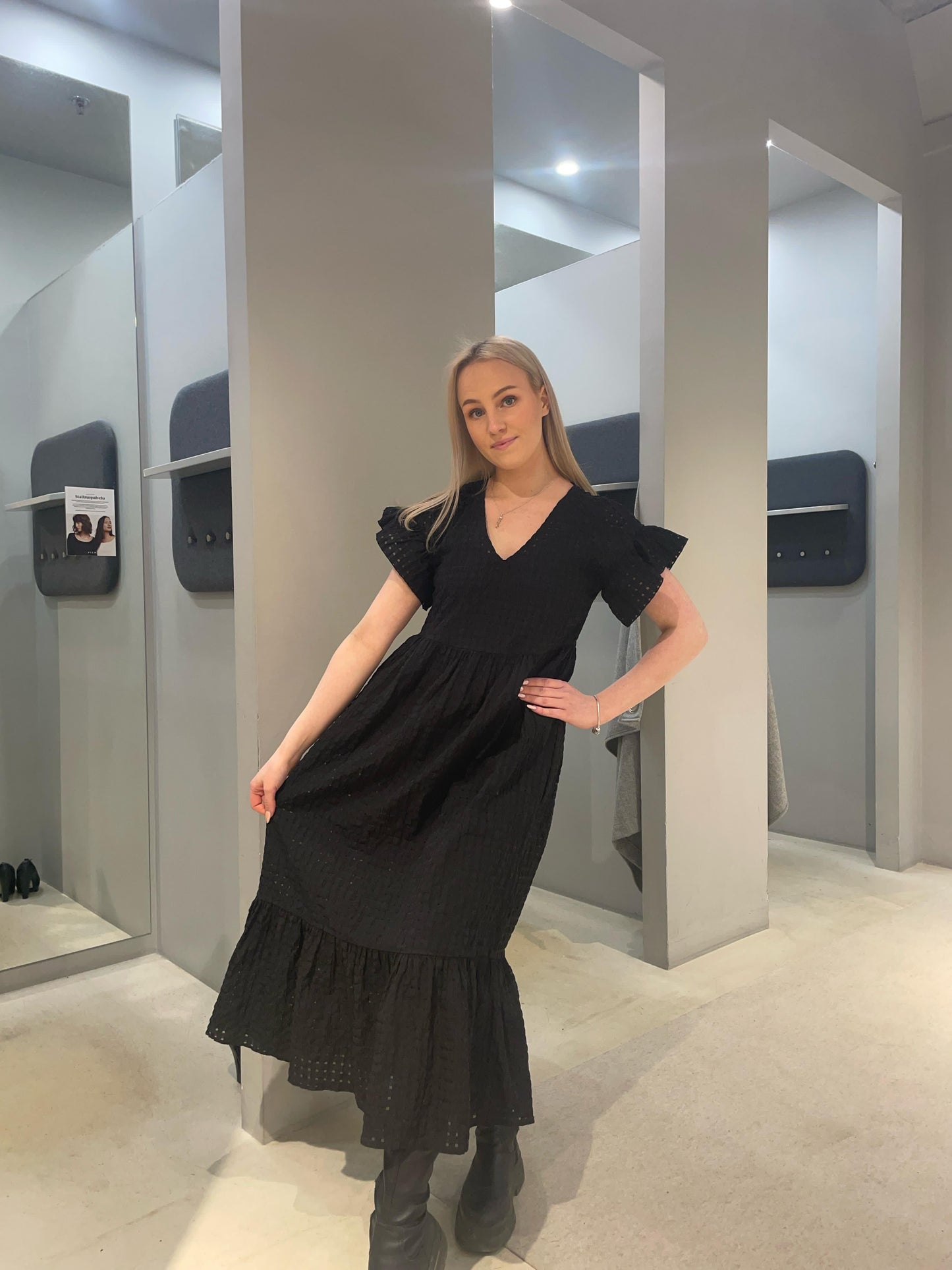 OBJVITA Long Dress - Black
