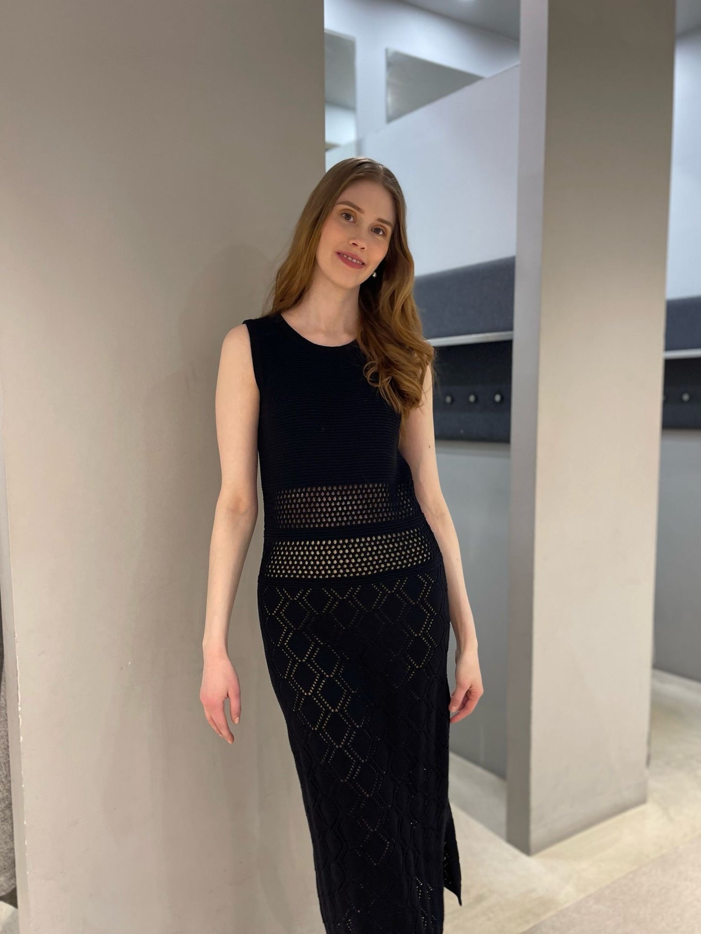VITYLA Long Dress - Black Beauty