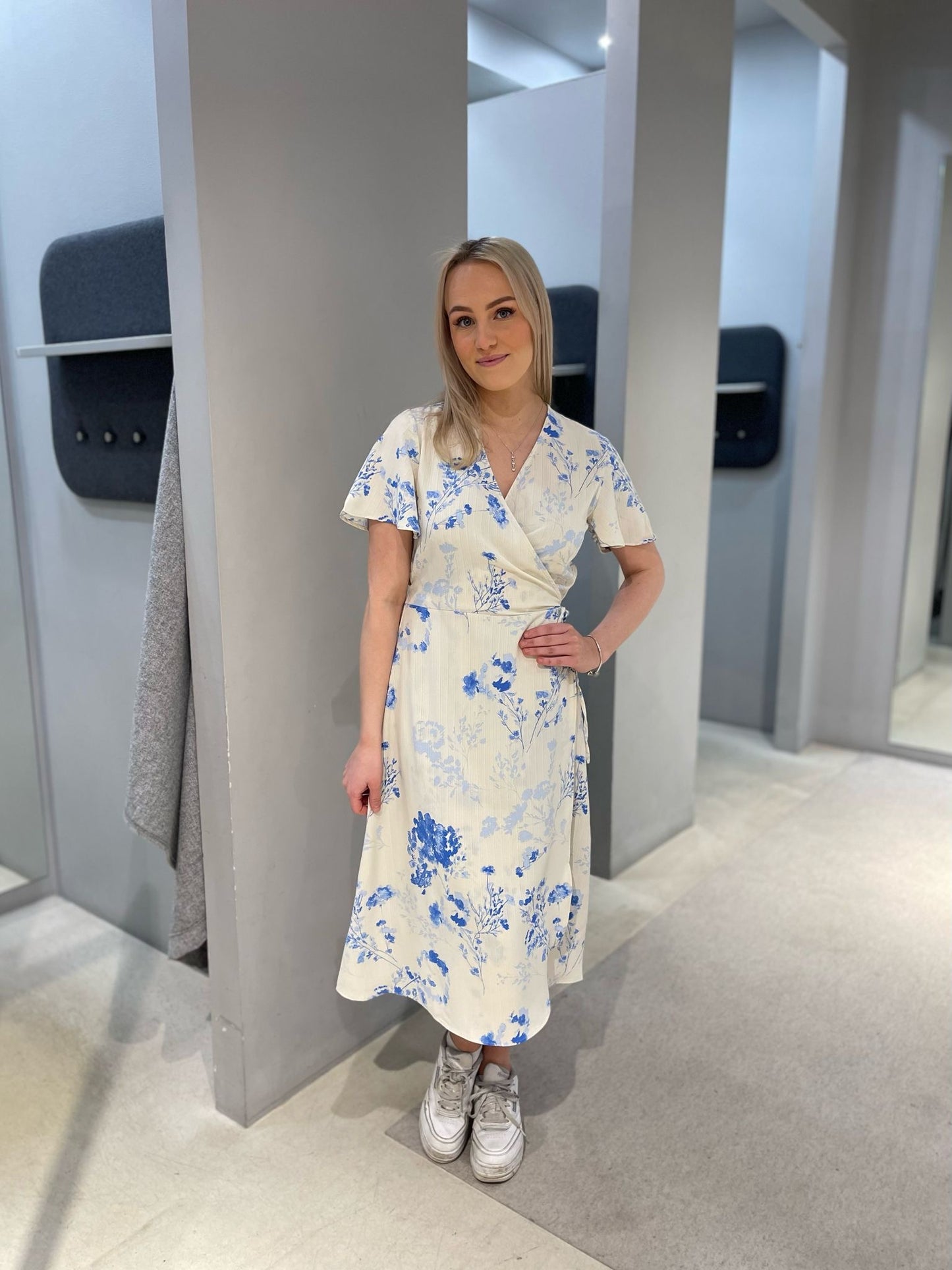 VILOVIE Midi Dress - Birch