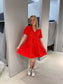 VIPRISILLA Short Dress - Poppy Red
