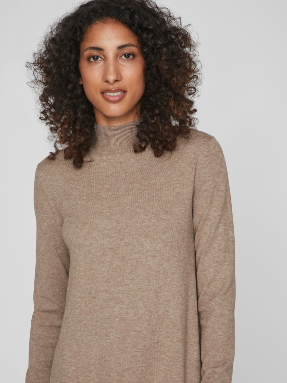 VICOMFY Dress - Brown Lentil