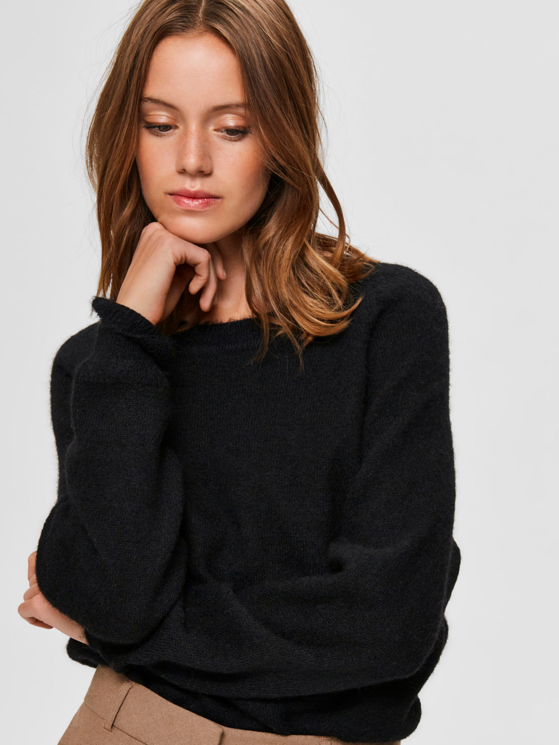 SLFLULU Pullover - black