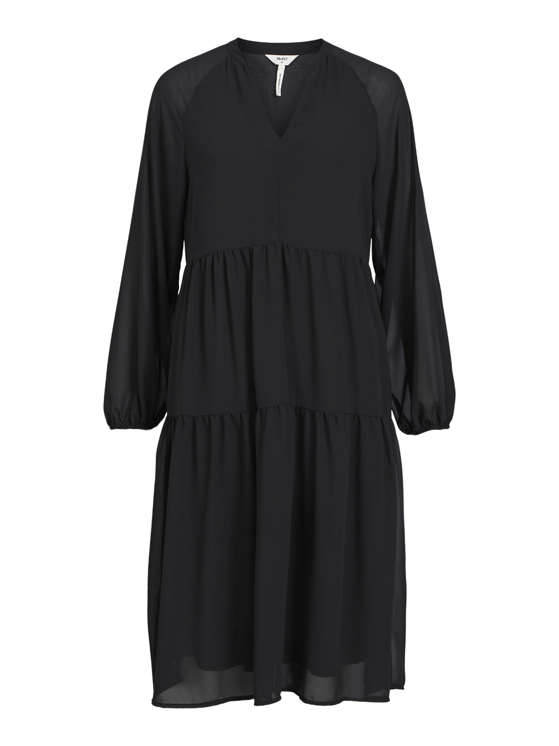 OBJMILA Long Dress - Black