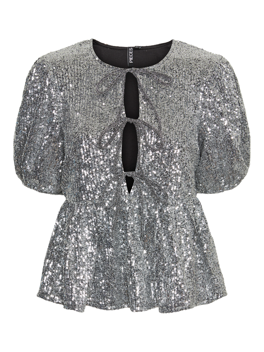 PCNIRI T-Shirts & Tops - Silver