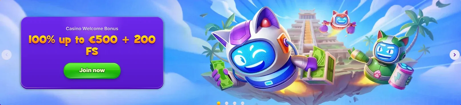 Robocat Casino Tervetuliaisbonus
